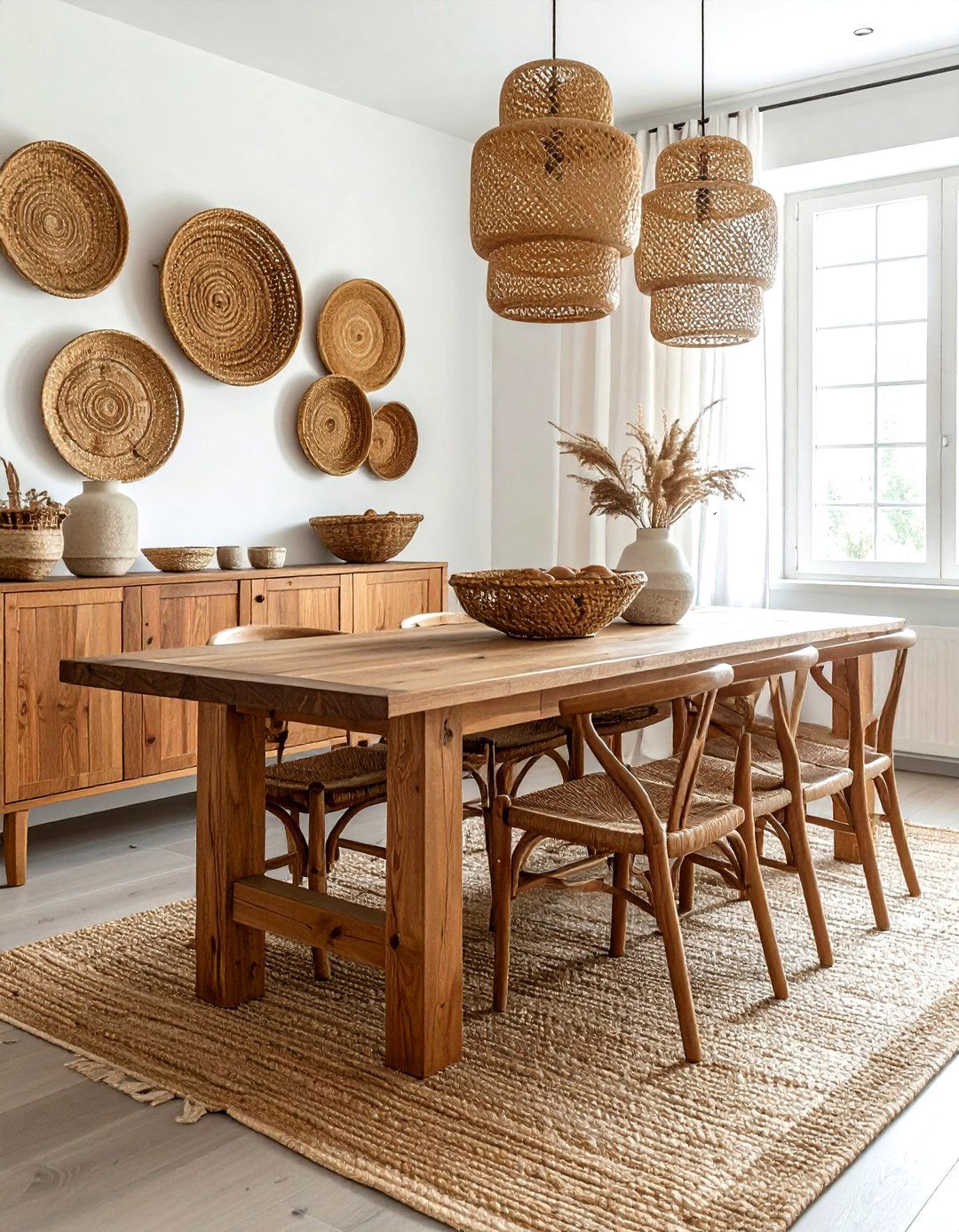 Woven Basket Wall Decor