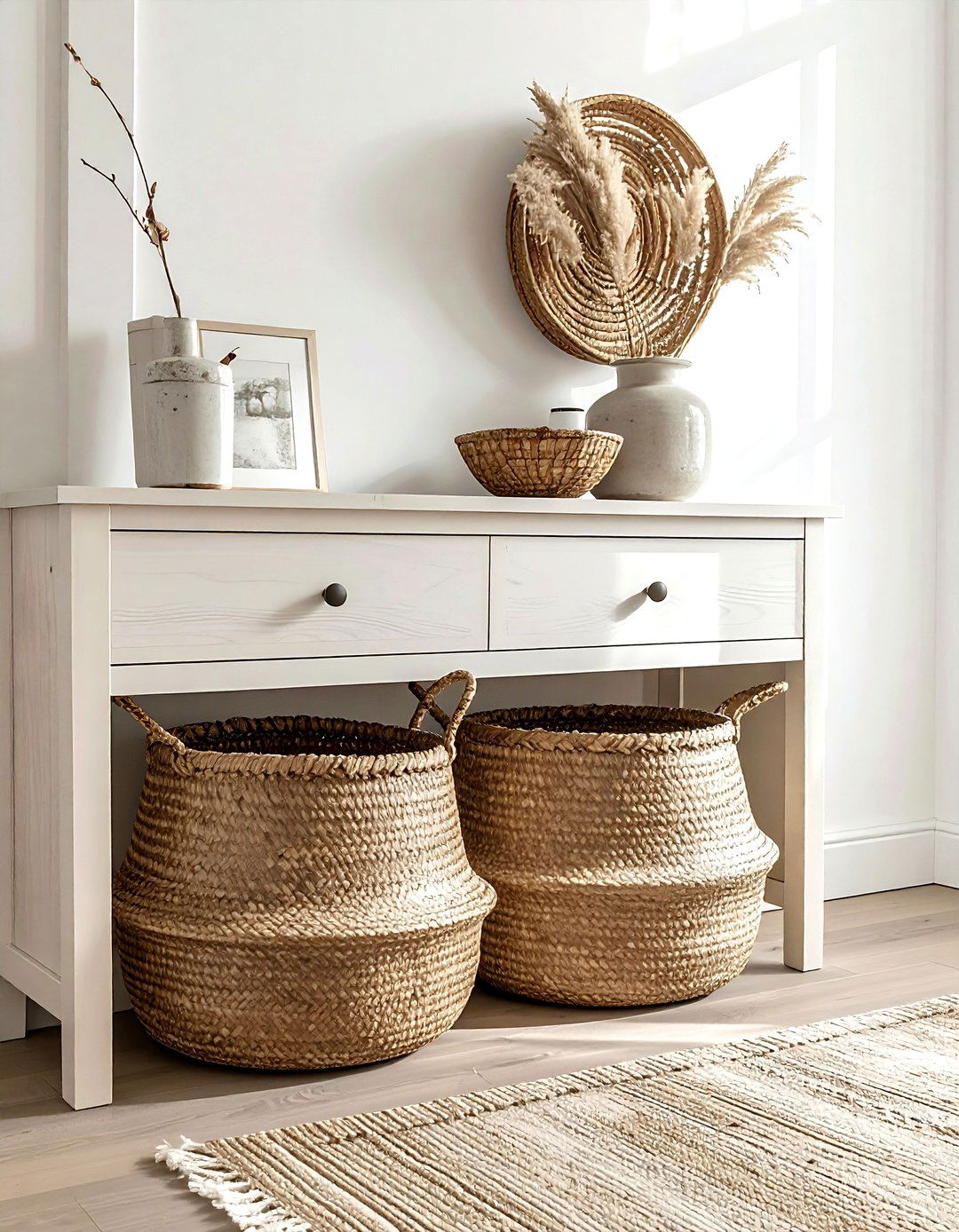 Woven Baskets For Dresser Storage - 30 dresser decor ideas