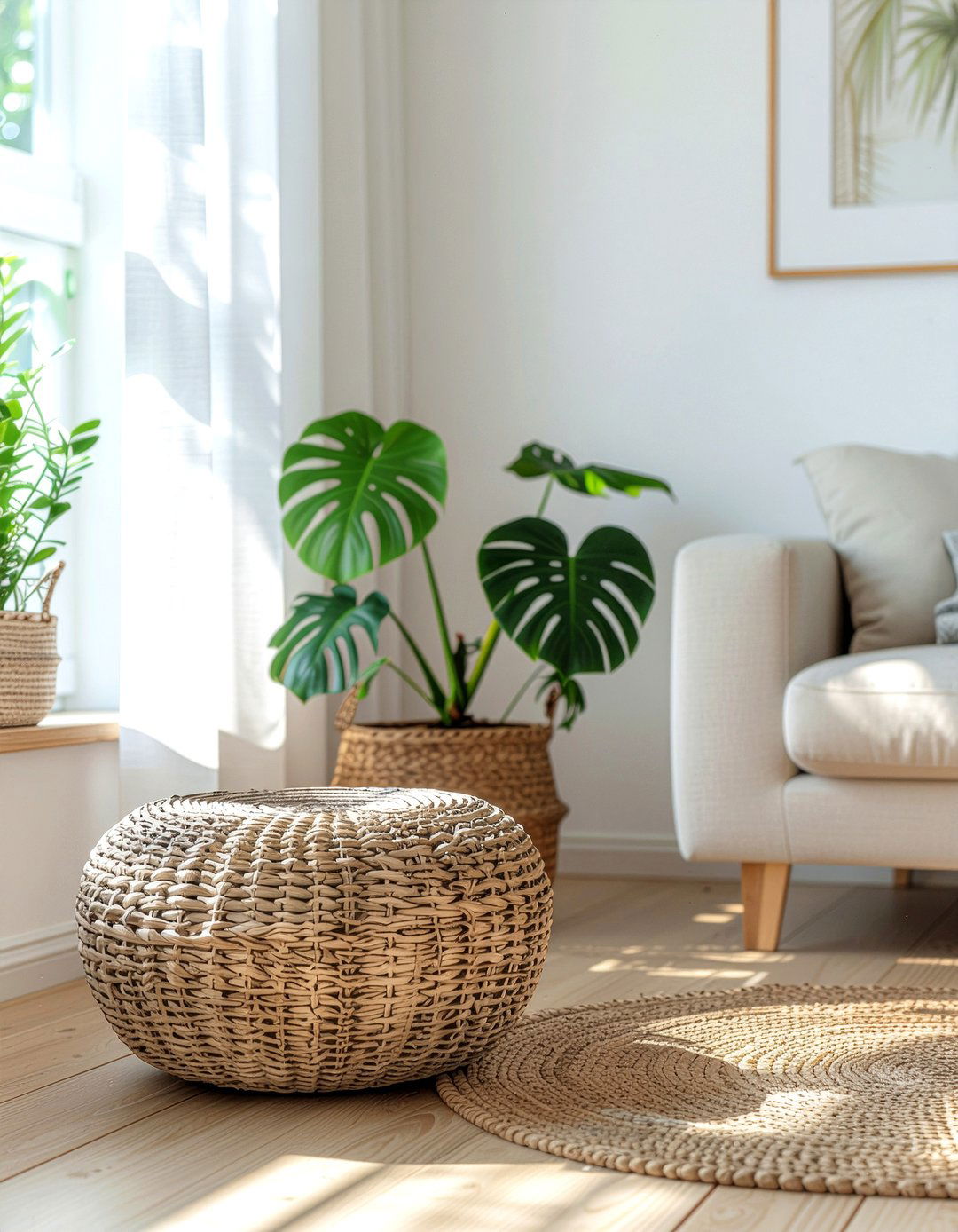 Woven Belly Basket - 30 living room planters