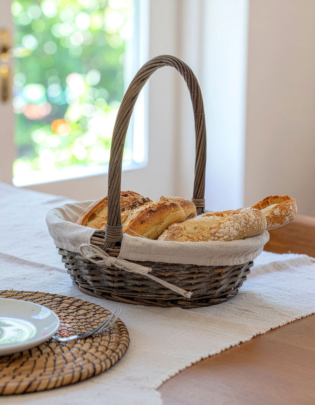Woven Bread Baskets - 30 French country dining room ideas