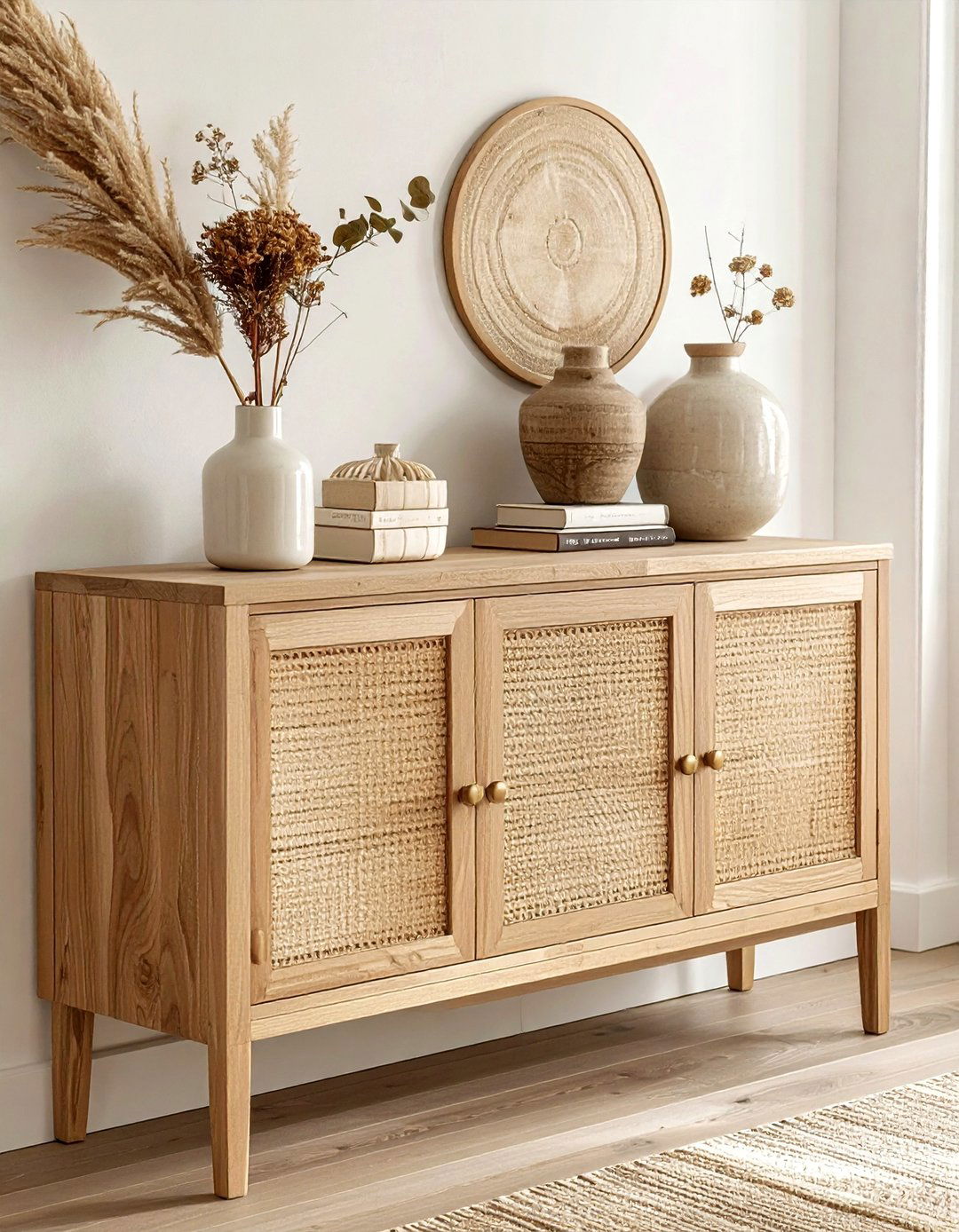 Woven Cabinet Door - 30 home refresh ideas