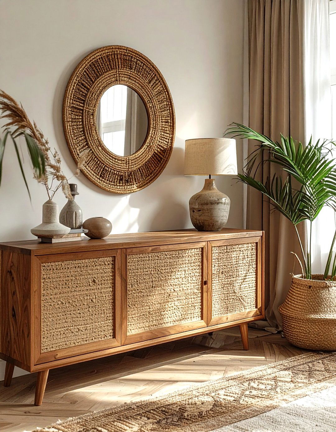 Woven Cabinet Front - 30 modern home decor ideas