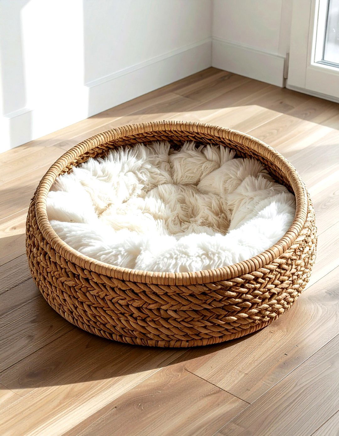 Woven Cat Bed - 30 cat-friendly decor ideas