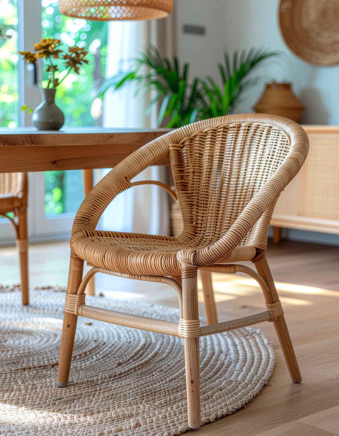 Woven Leather Chairs - 30 dining room seating ideas