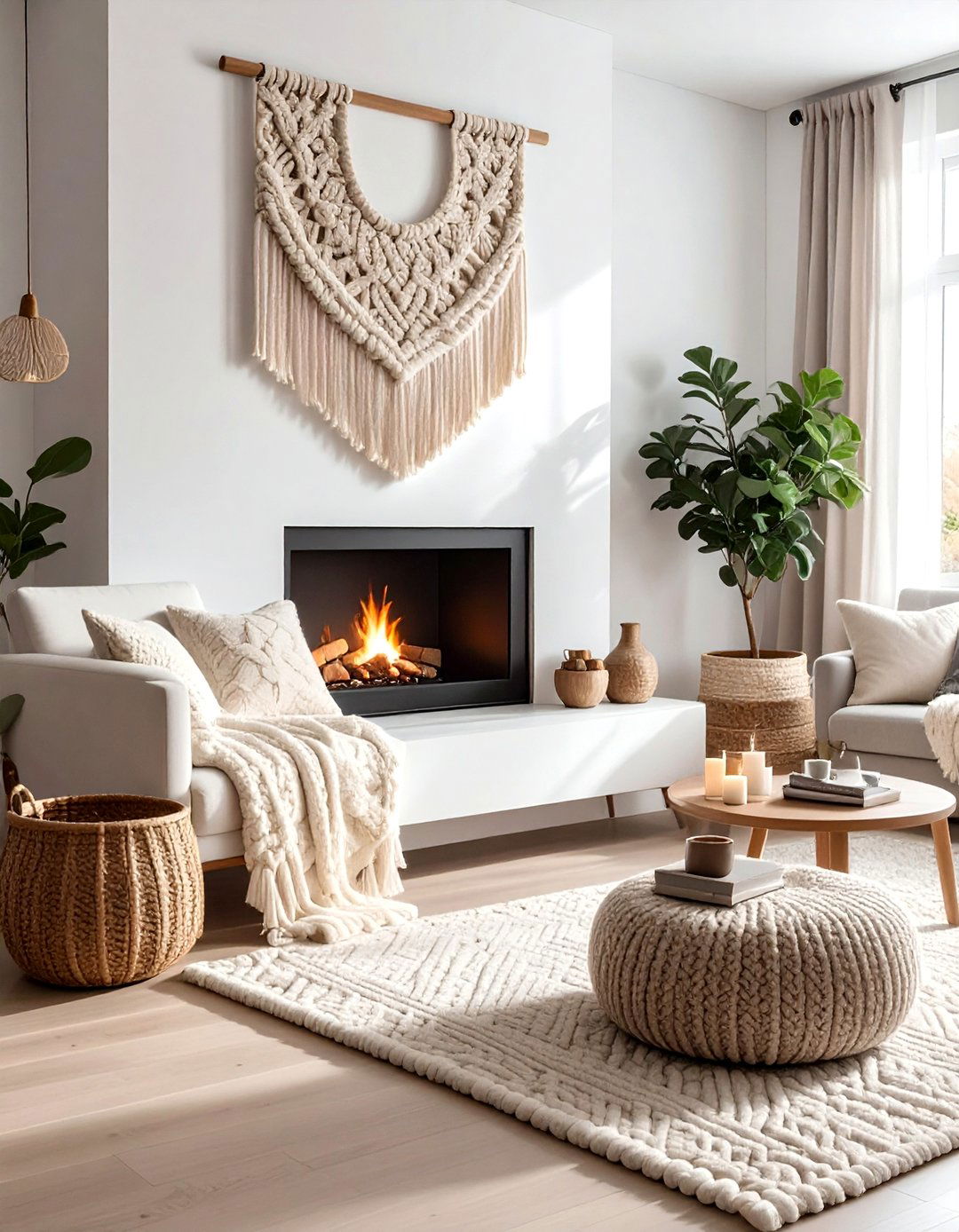 Woven Macrame Wall Hanging - 30 macrame wall hanging ideas