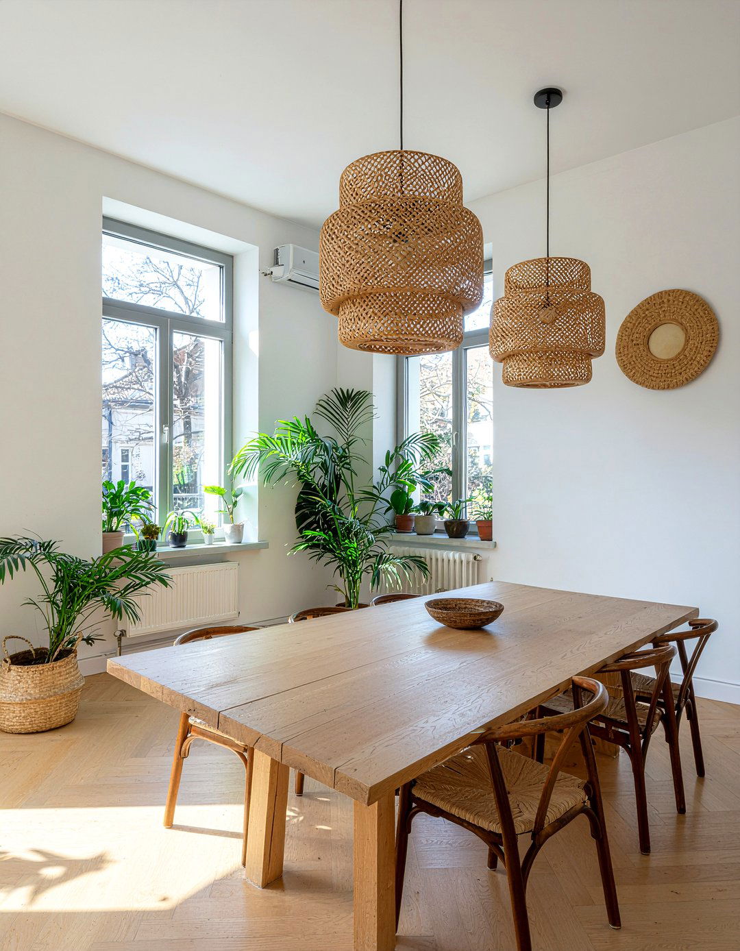 Woven Pendant Lighting - 30 Peruvian dining room ideas