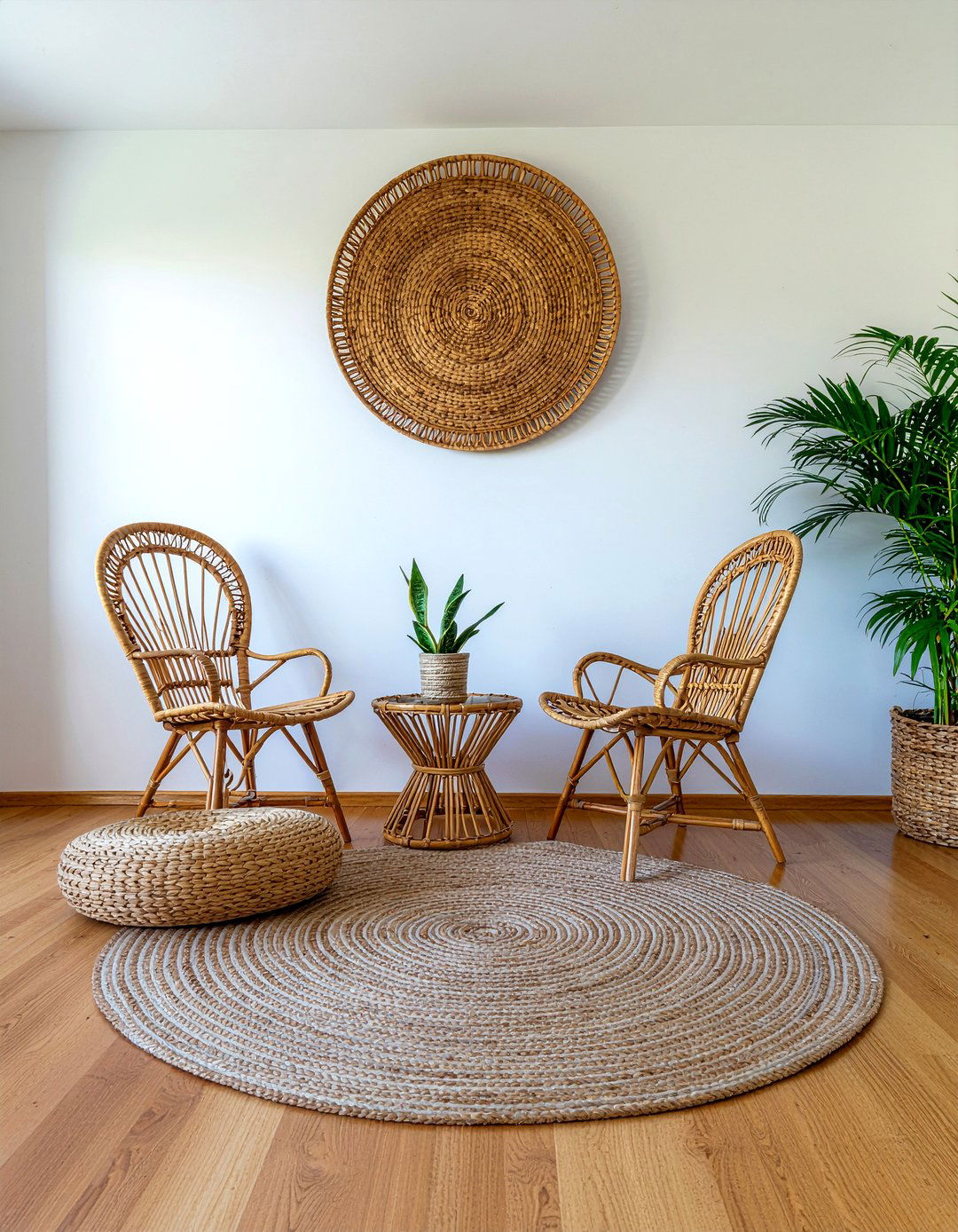 Woven Rattan Furniture - 30 retreat living room ideas