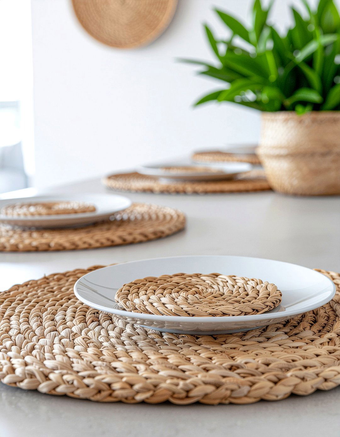 Woven Rattan Placemats - 30 dining room splurge and save ideas