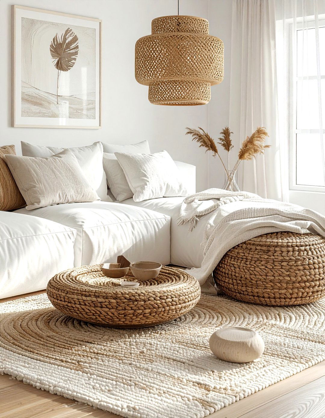 Woven Rattan Sphere - 30 orb decor ideas