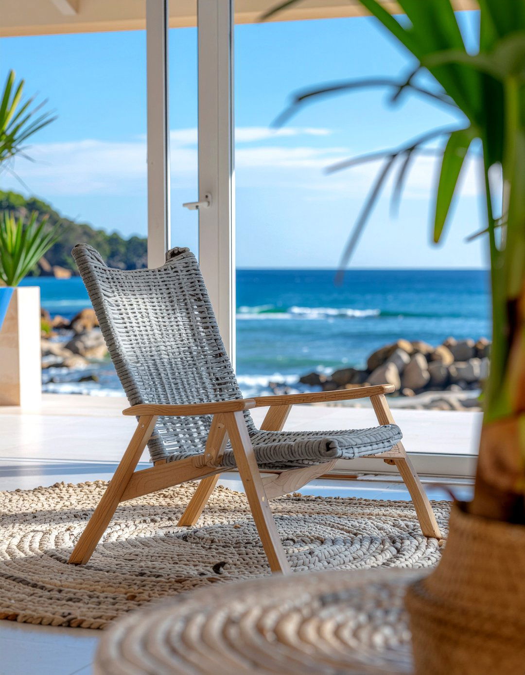 Woven Rope Lounge Chair - 30 living room lounge chairs