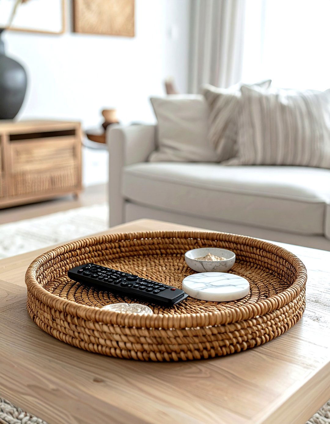 Woven Seagrass Tray - 30 catch-all tray ideas
