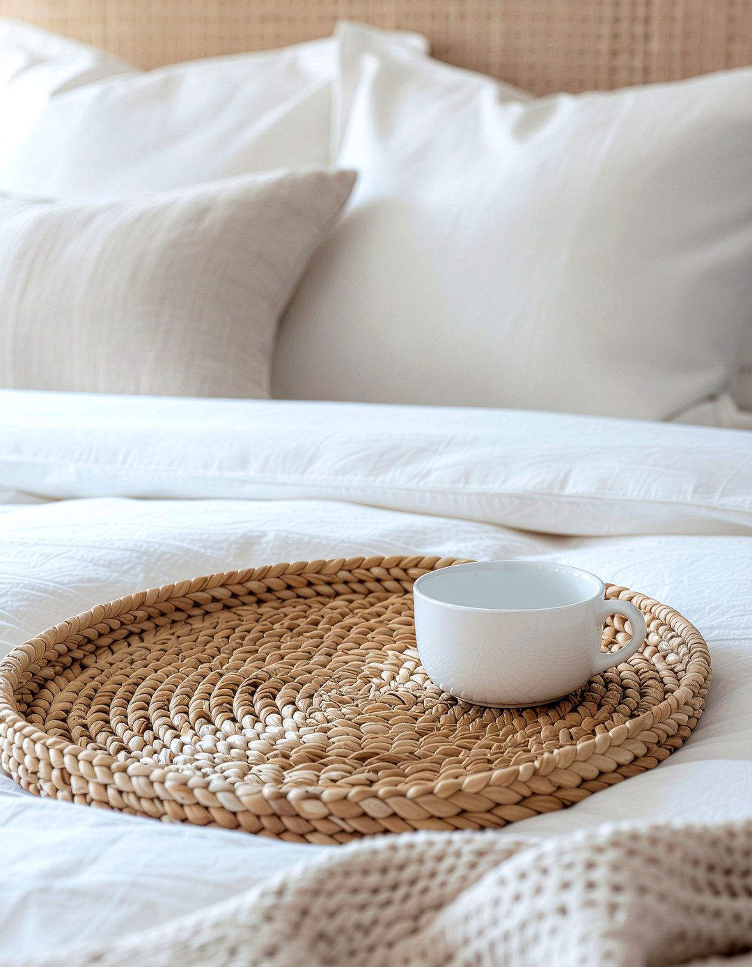 Woven Seagrass Tray - 30 bedroom catch all trays