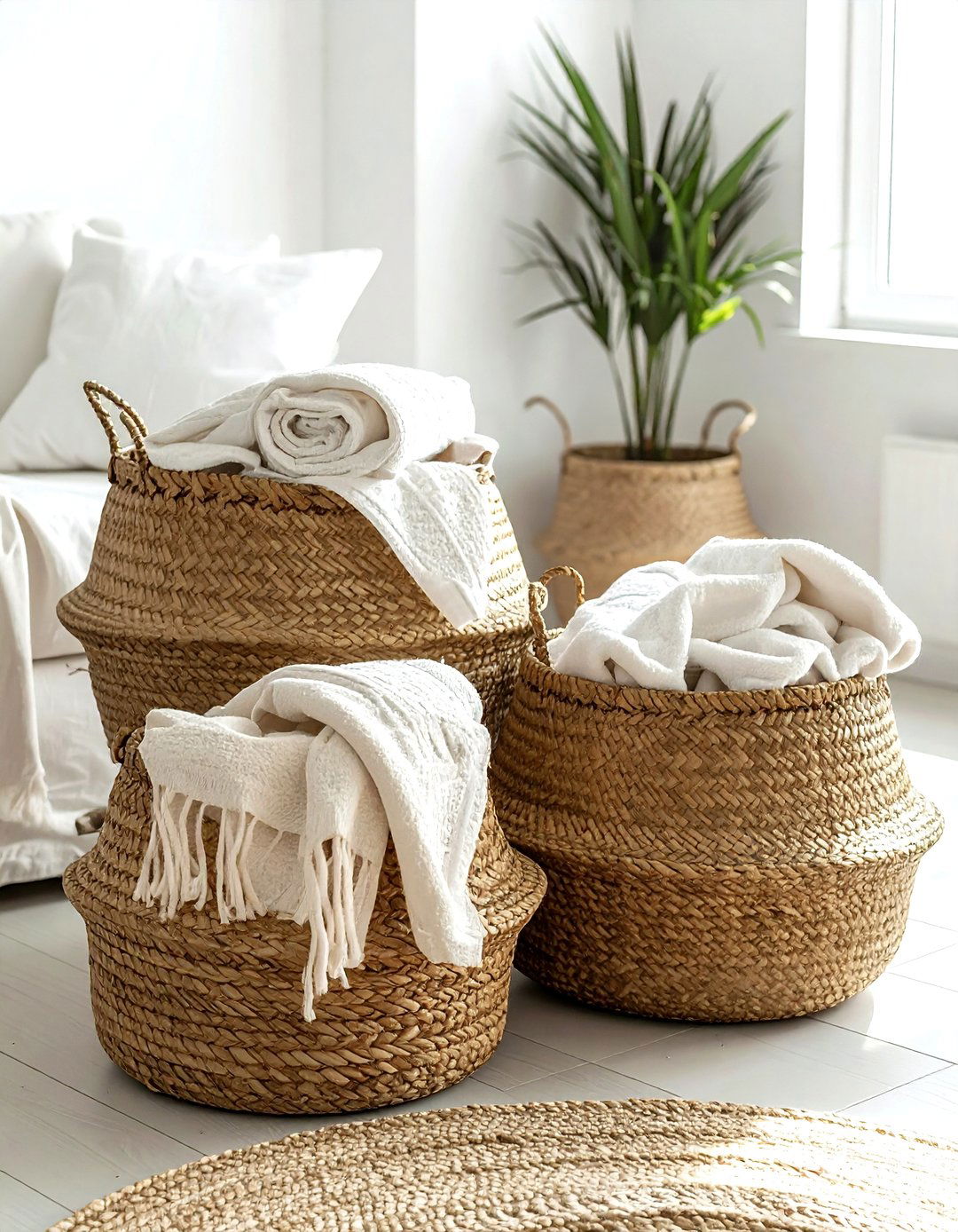 Woven Storage Basket - 30 home decorating ideas