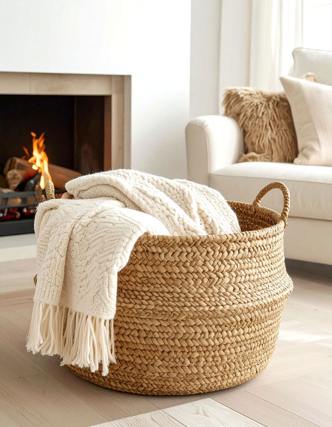 Woven Storage Basket - 30 livable decor ideas