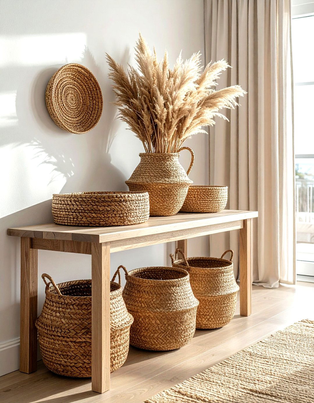 Woven Storage Baskets - 30 dining room storage hacks