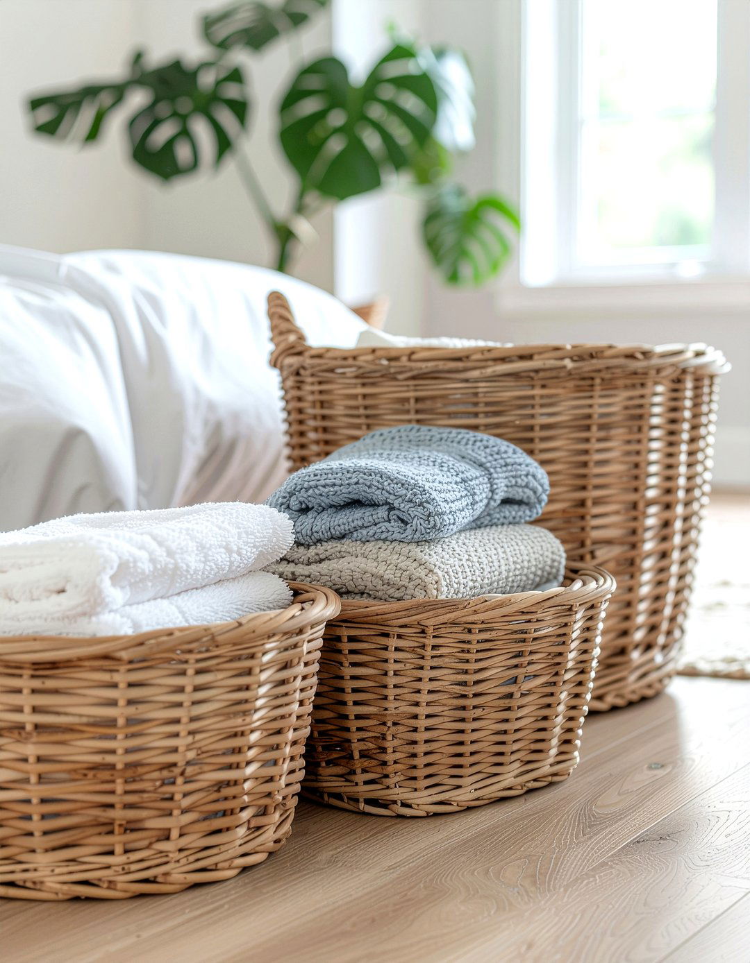 Woven Storage Baskets - 30 family home decor ideas