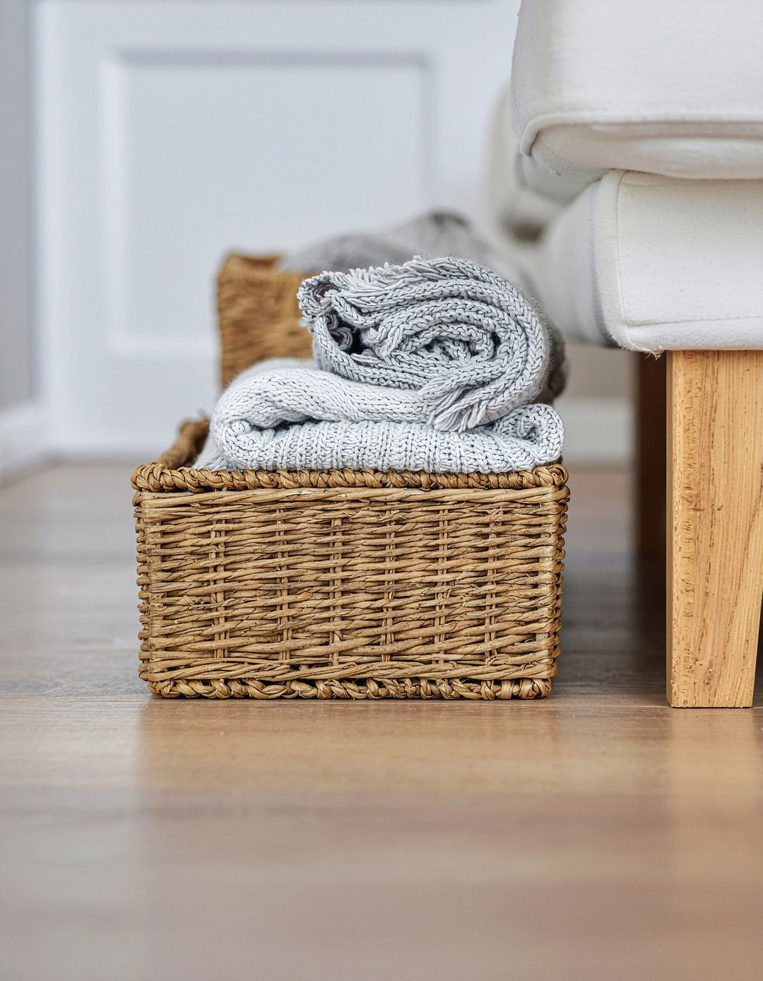 Woven Storage Baskets - 30 living room refresh ideas