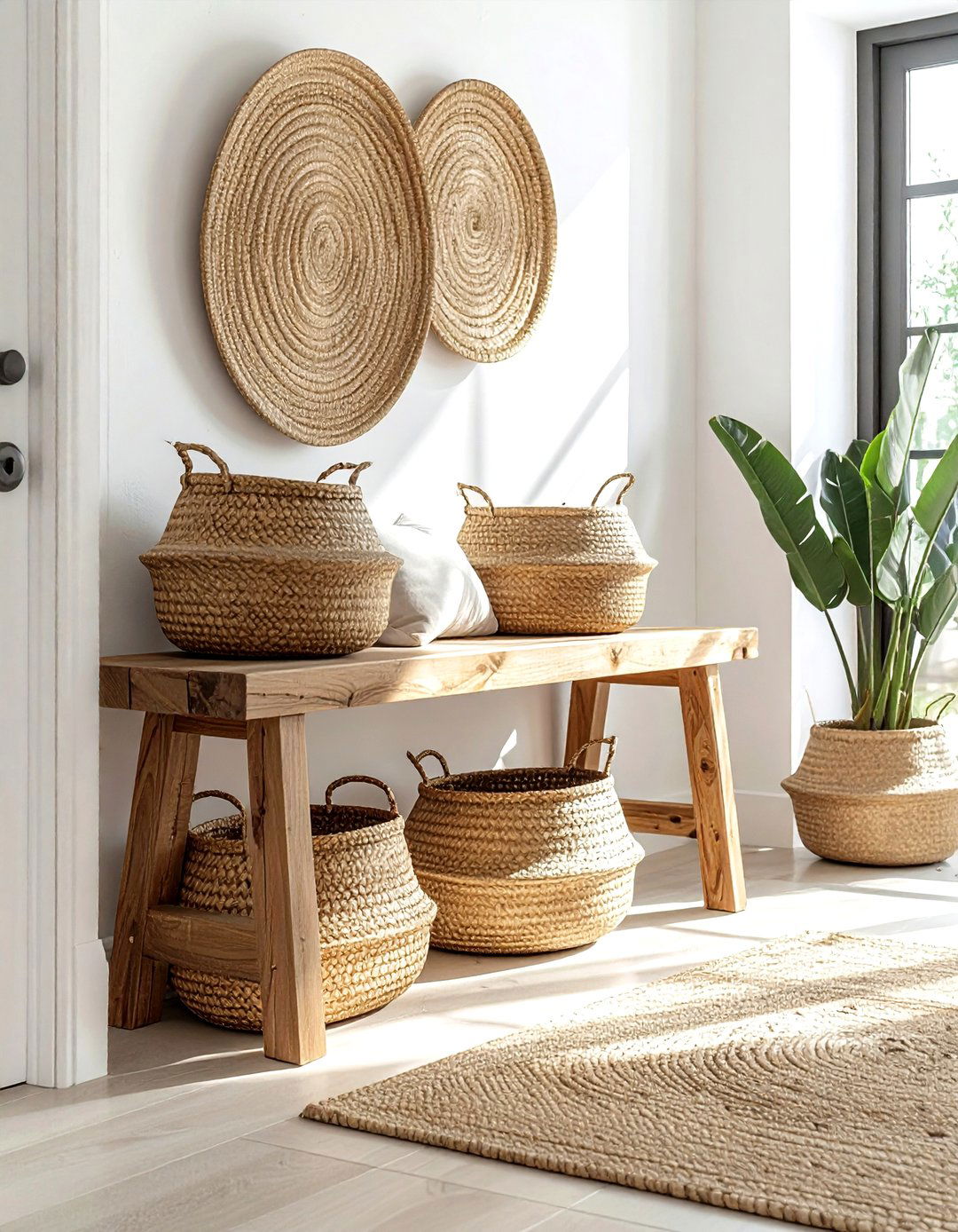 Woven Storage Baskets - 30 simple decor change ideas