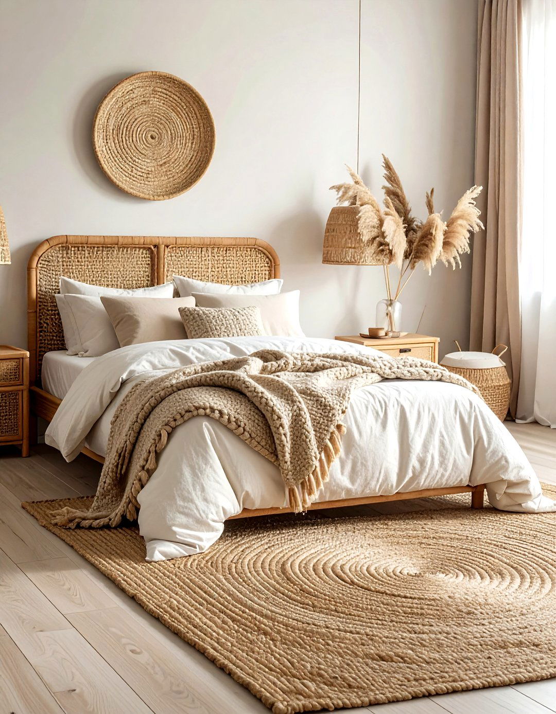 Woven Texture Bedroom - 30 top decor ideas