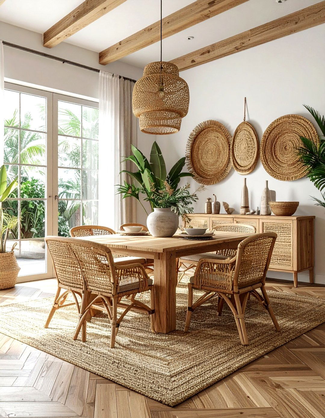 Woven Texture Dining Room - 30 South African dining room ideas