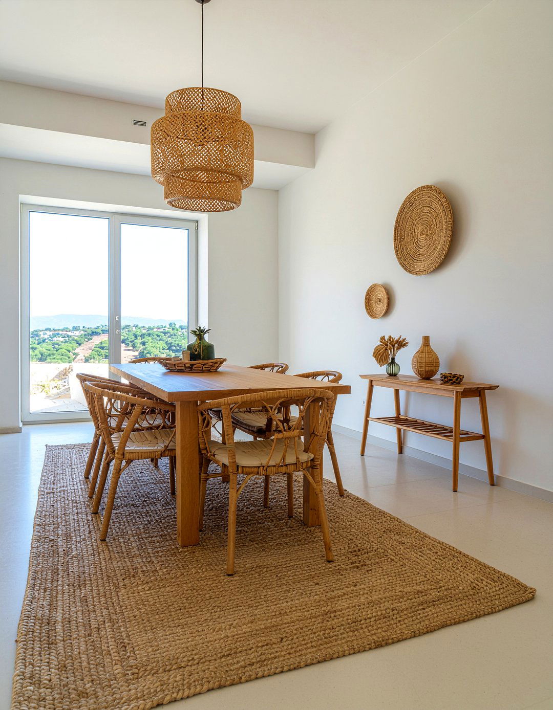 Woven Texture Dining Room - 30 desert dining room ideas