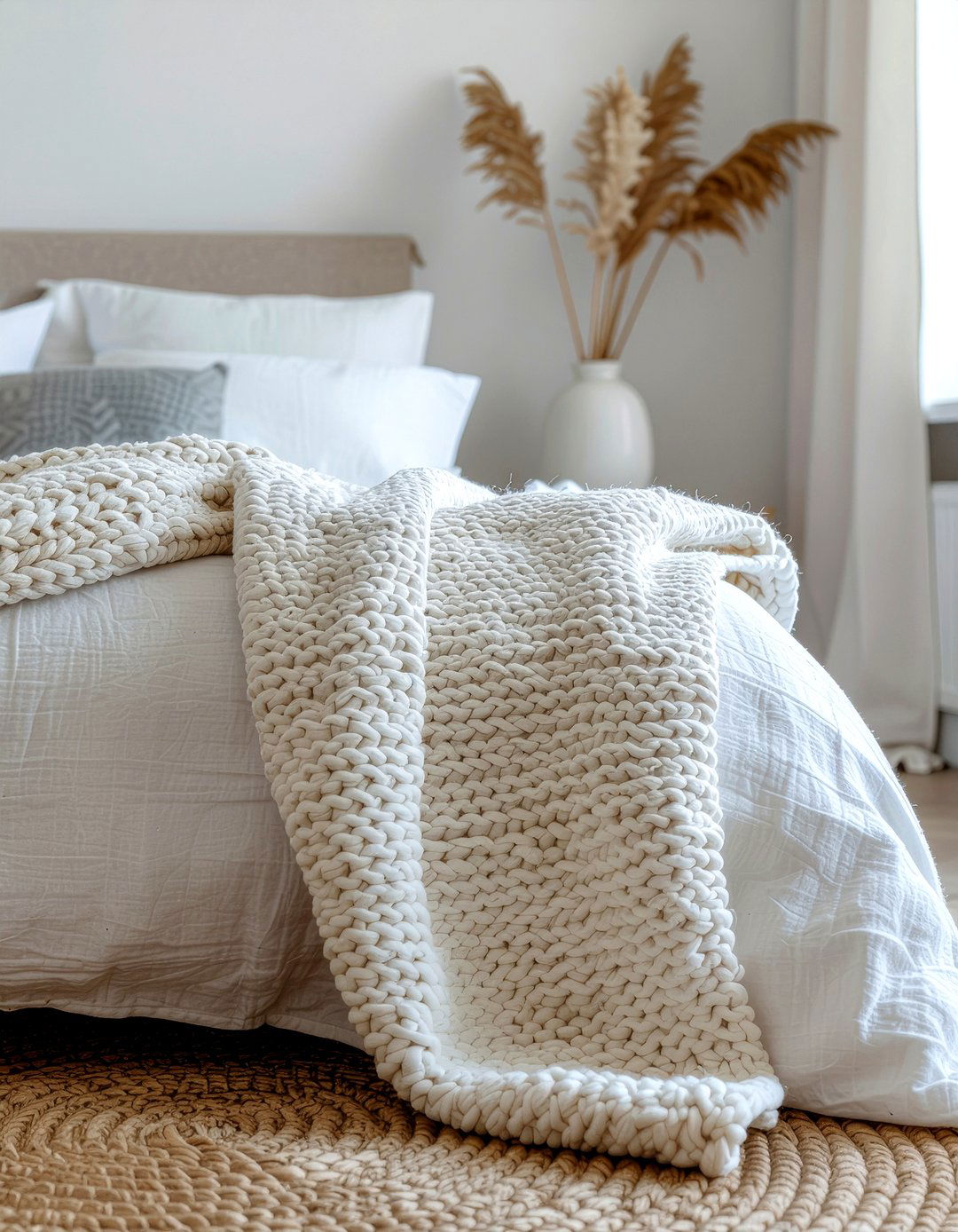 Woven Throw Blanket - 30 woven bedroom ideas