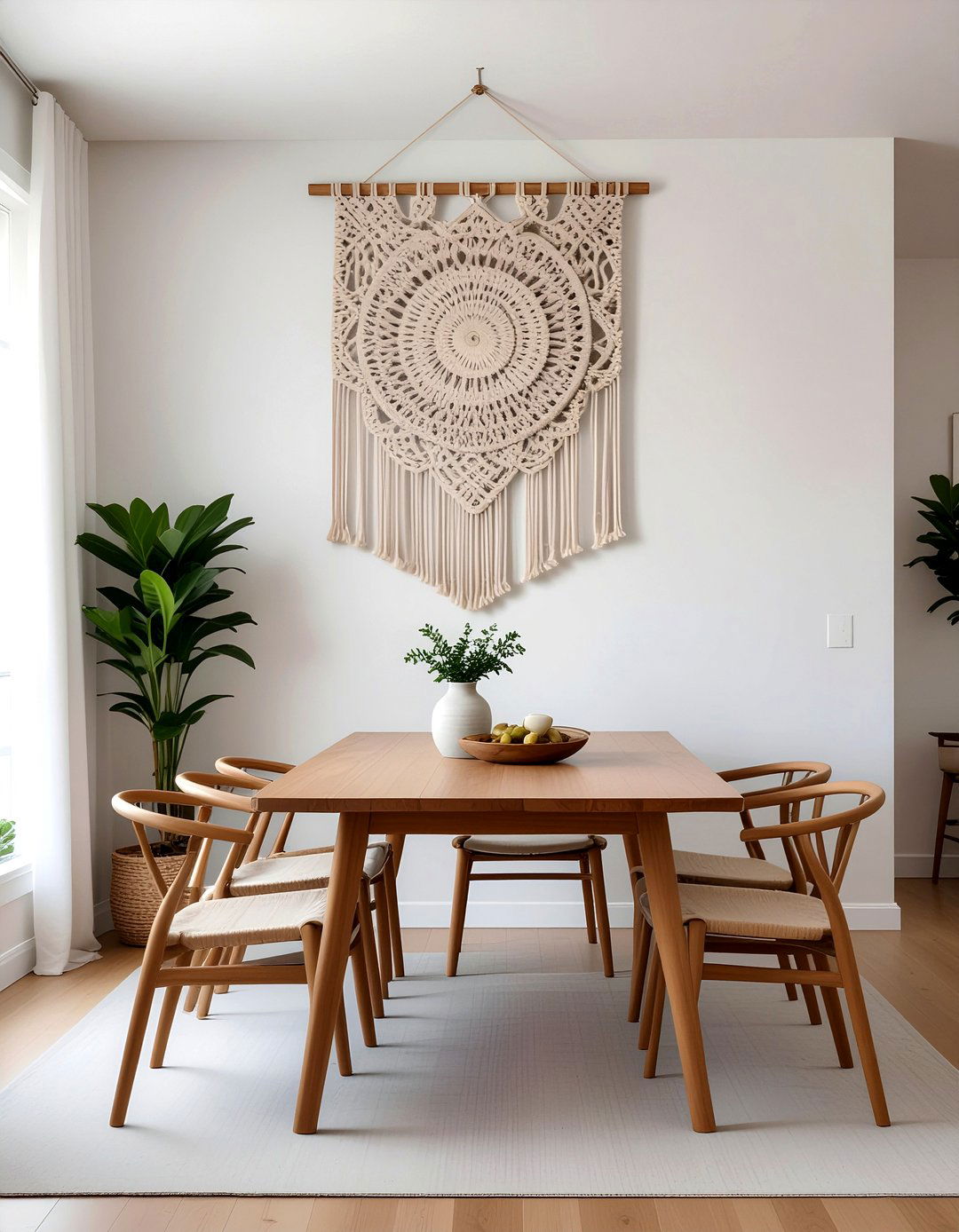 Woven Wall Art - 30 Nordic dining room ideas