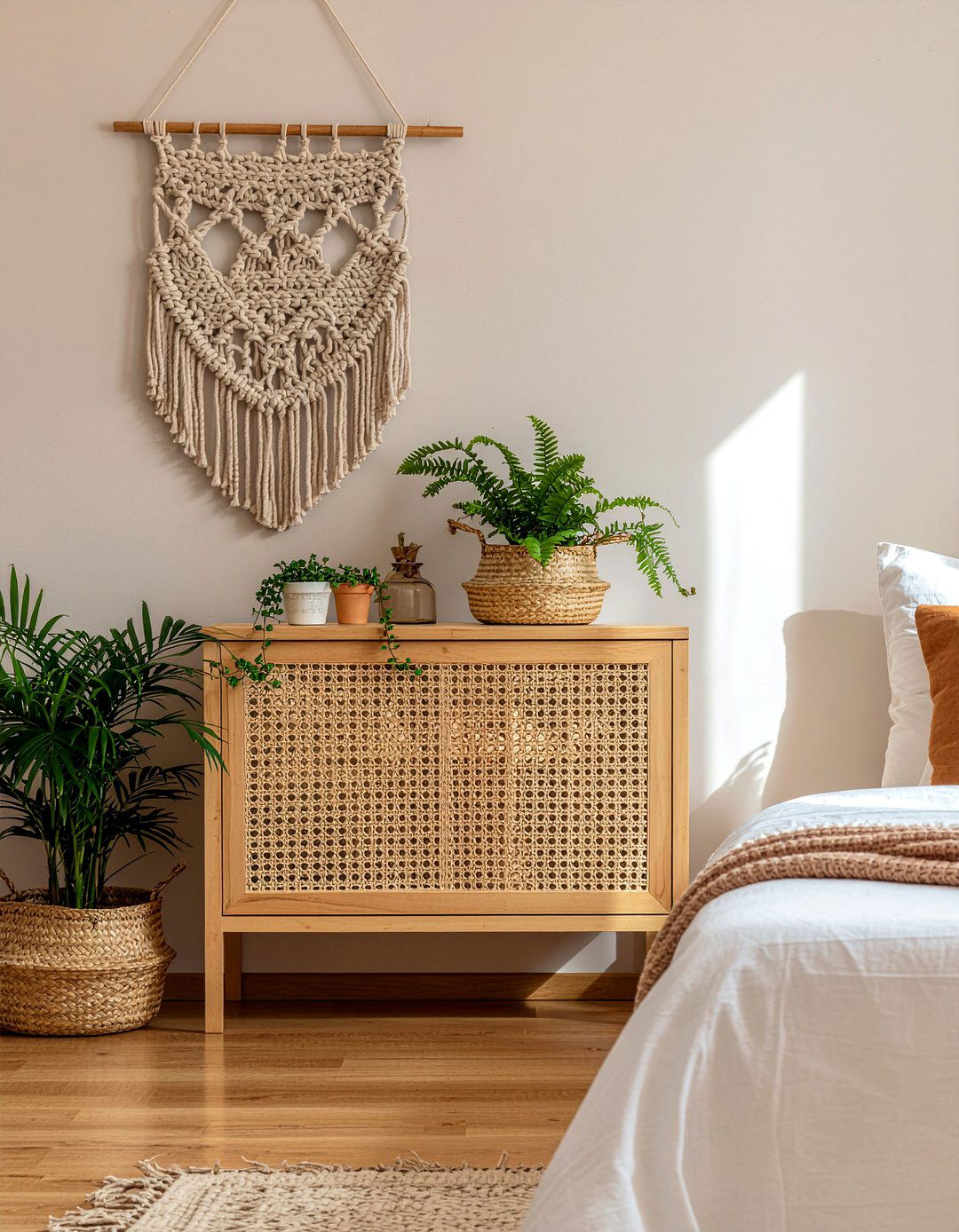 Woven Wall Hanging - 30 textured bedroom ideas