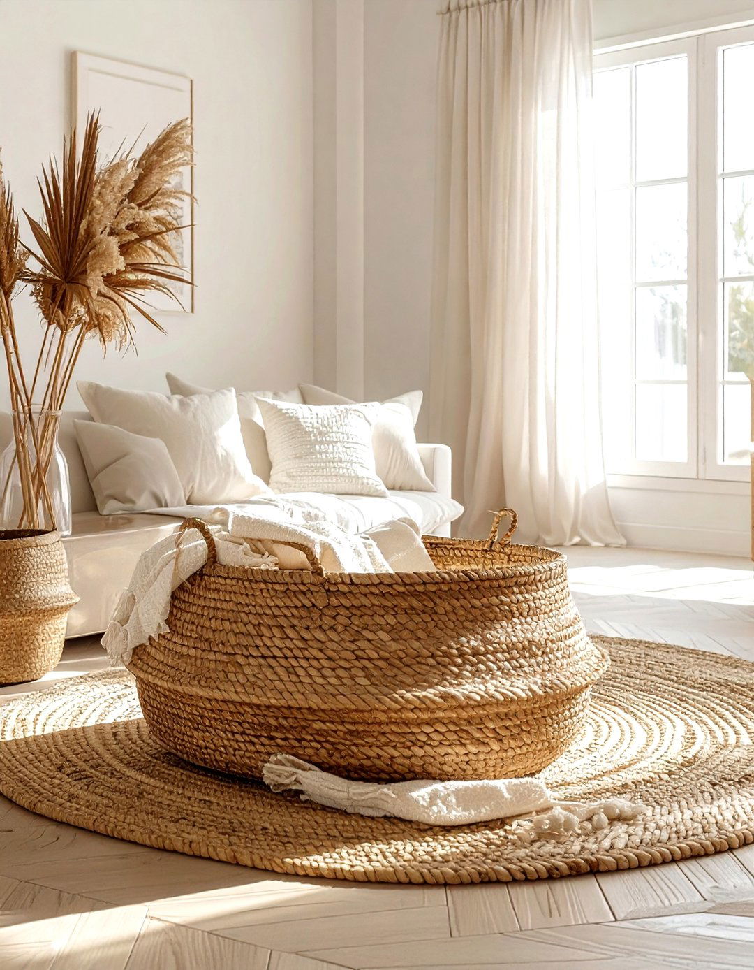 Woven Wicker Basket - 30 decor final detail ideas