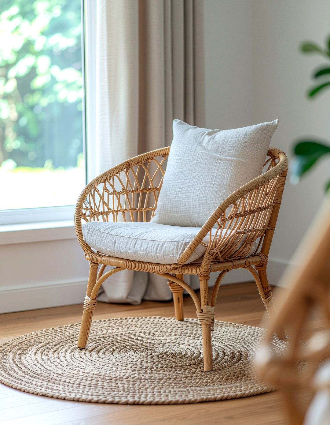 Woven Willow Armchair - 30 living room southwestern furniture ideas