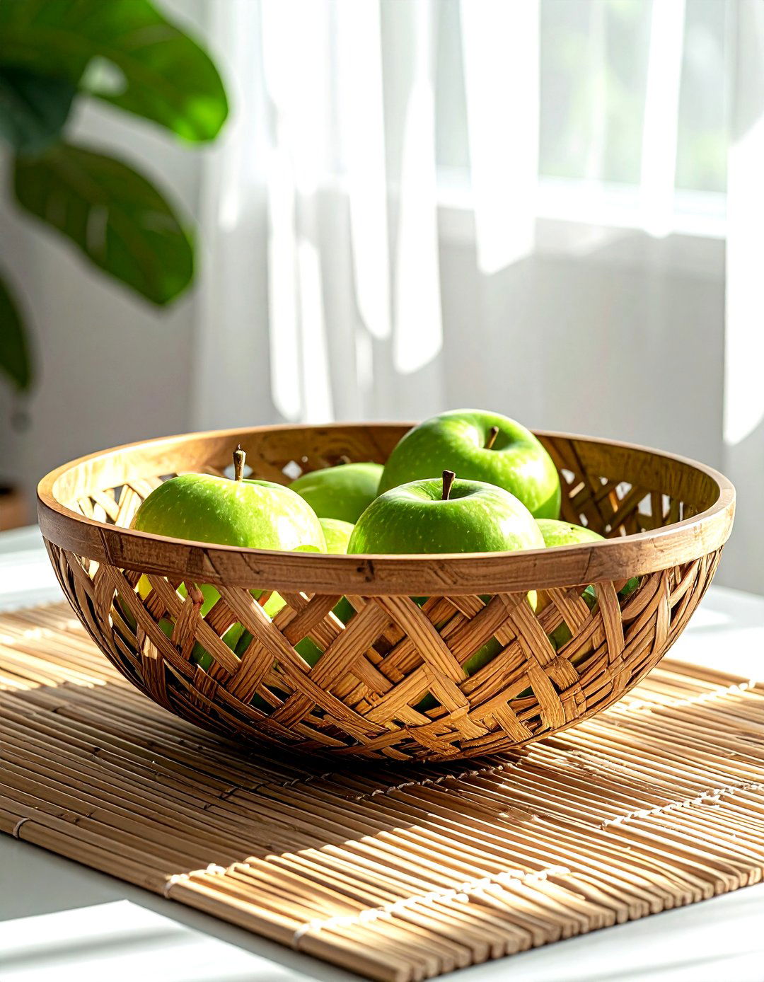 Woven Wood Texture Bowl - 30 wooden bowl ideas