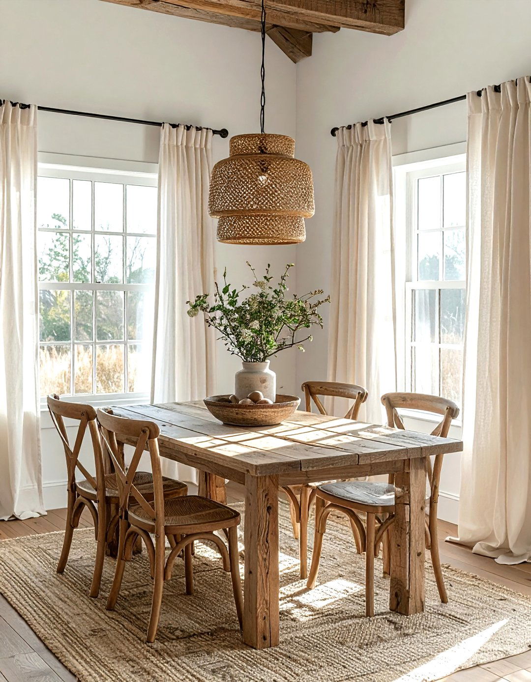 Woven basket light - 30 decorative lighting ideas