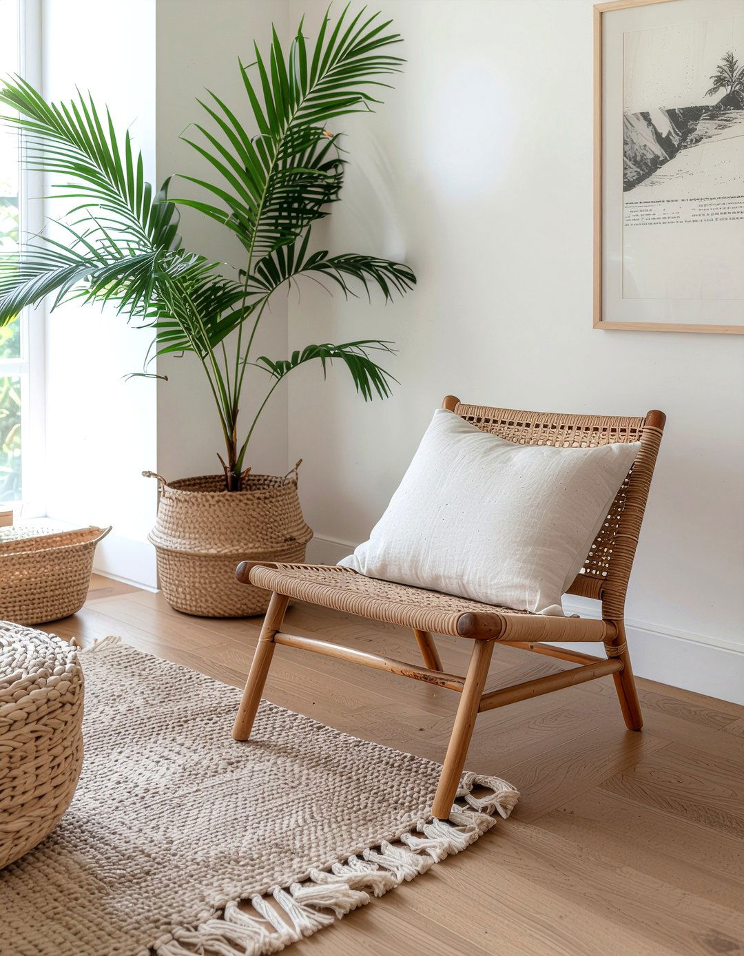 Woven chair - 30 living room accent chair ideas