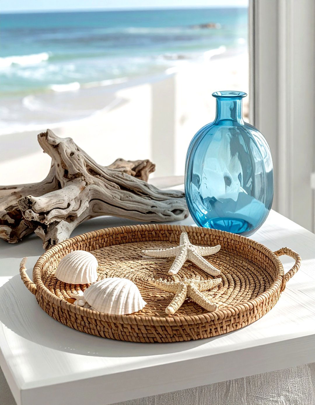 Woven round tray - 30 round tray ideas