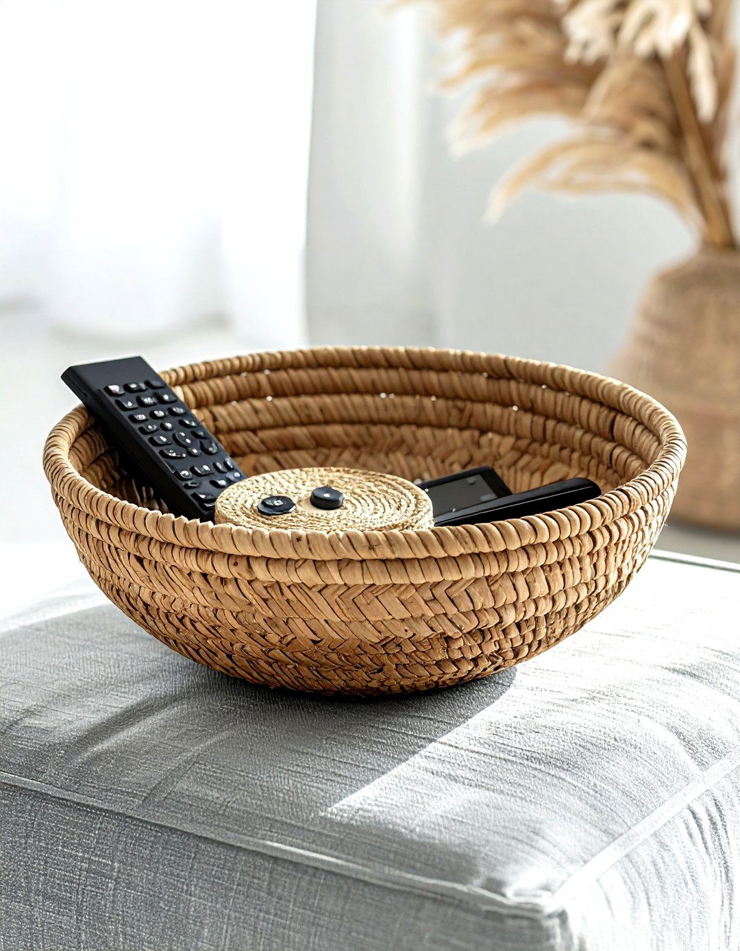 Woven seagrass bowl - 30 decorative bowl ideas