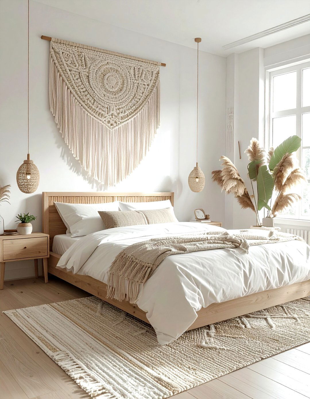 Woven wall hanging - 30 textured decor ideas