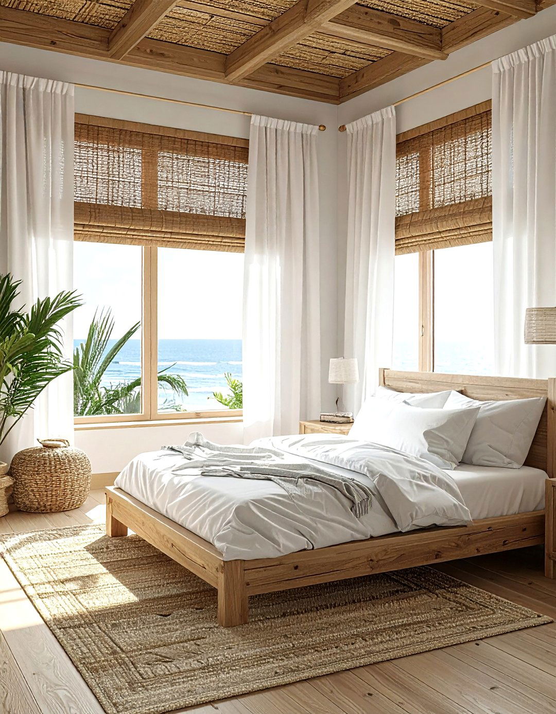 Woven wood shade - 30 Lonny decor ideas