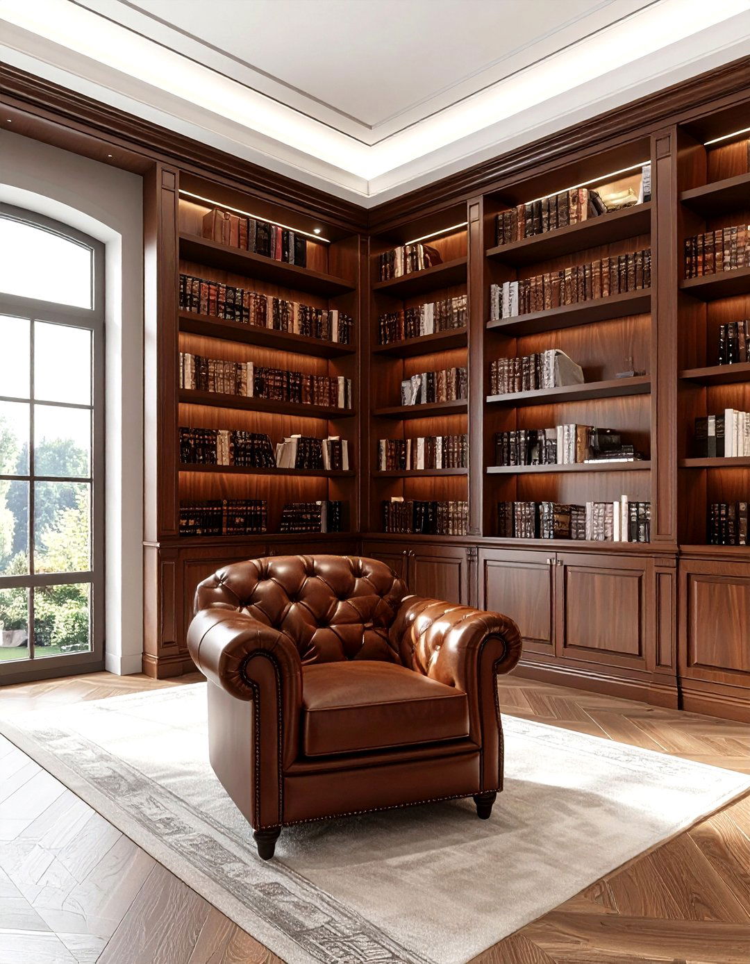 Wrap around library - 30 built-in bookcase ideas