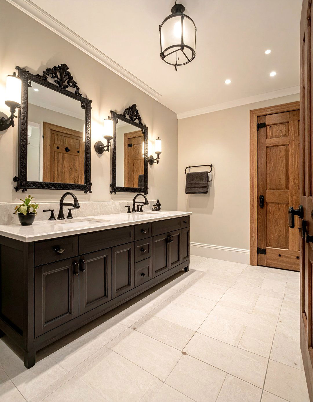 Wrought Iron Bathroom Hardware - 30 Tudor bathroom ideas