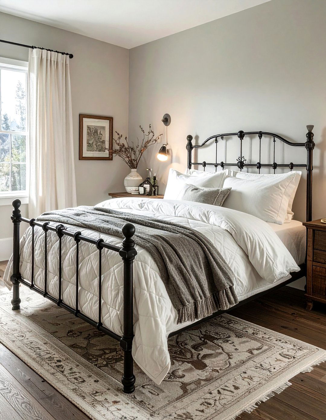 Wrought Iron Bed Frames - 30 lodge decor ideas