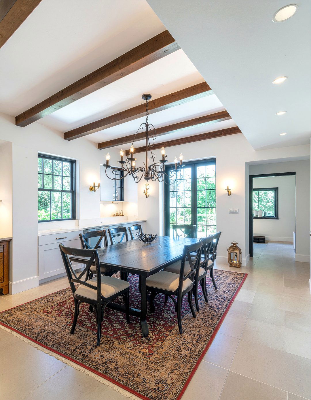 Wrought Iron Chandelier - 30 Mexican kitchen ideas