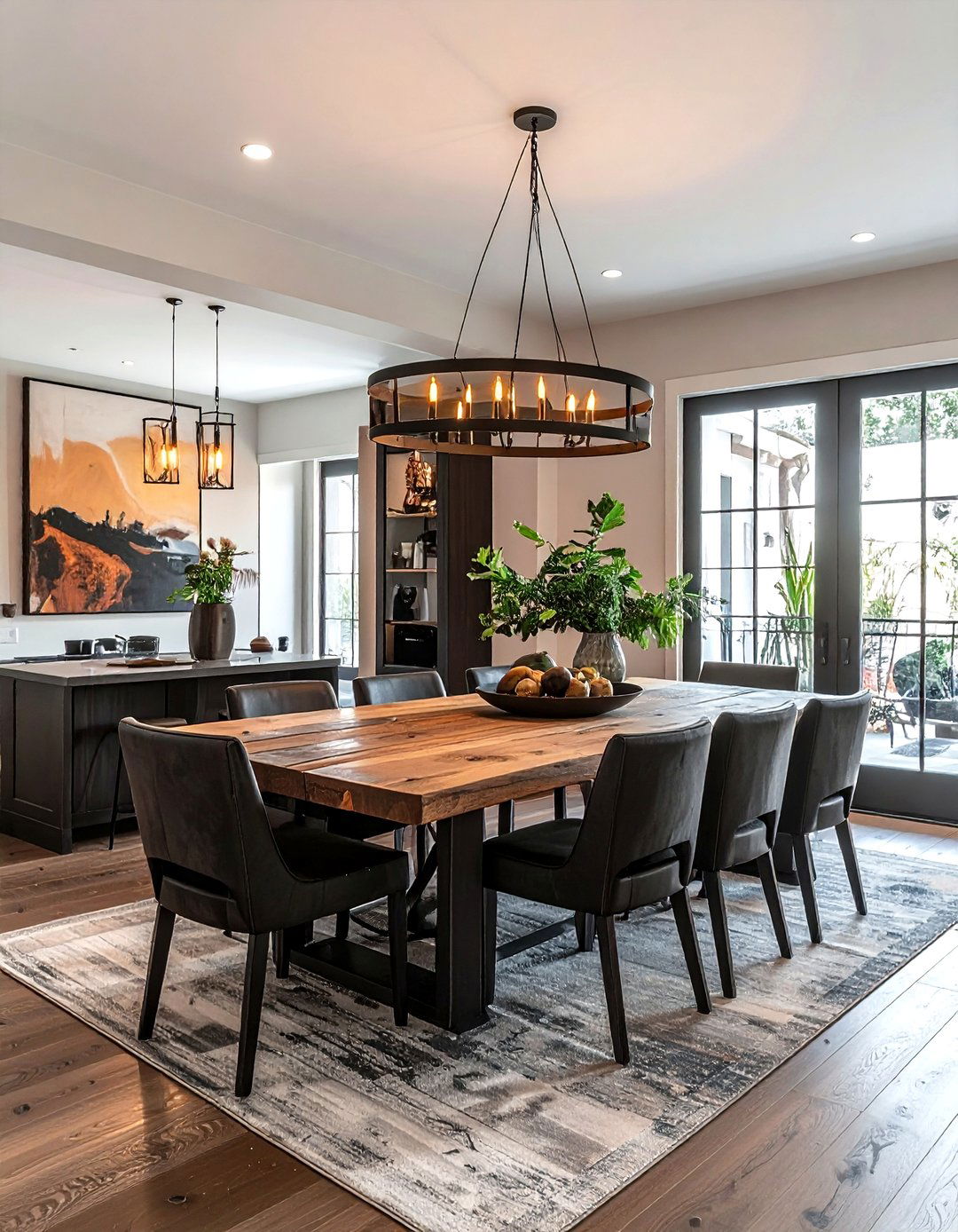 Wrought Iron Dining Room Lighting - 30 Santa Fe dining room ideas