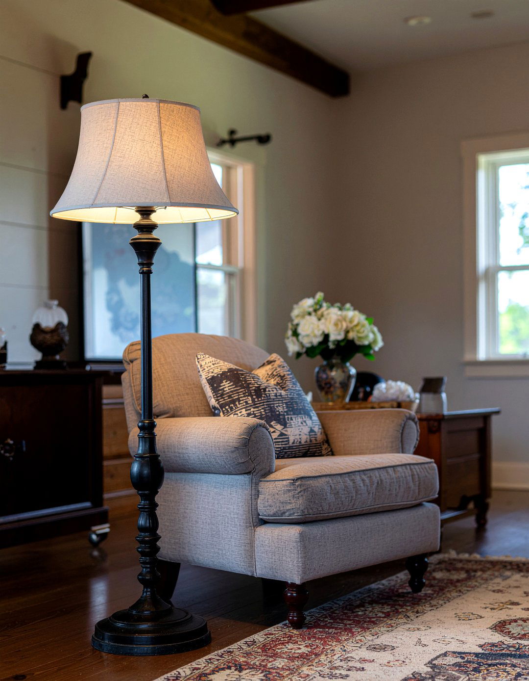 Wrought Iron Lighting - 30 living room lodge furniture ideas