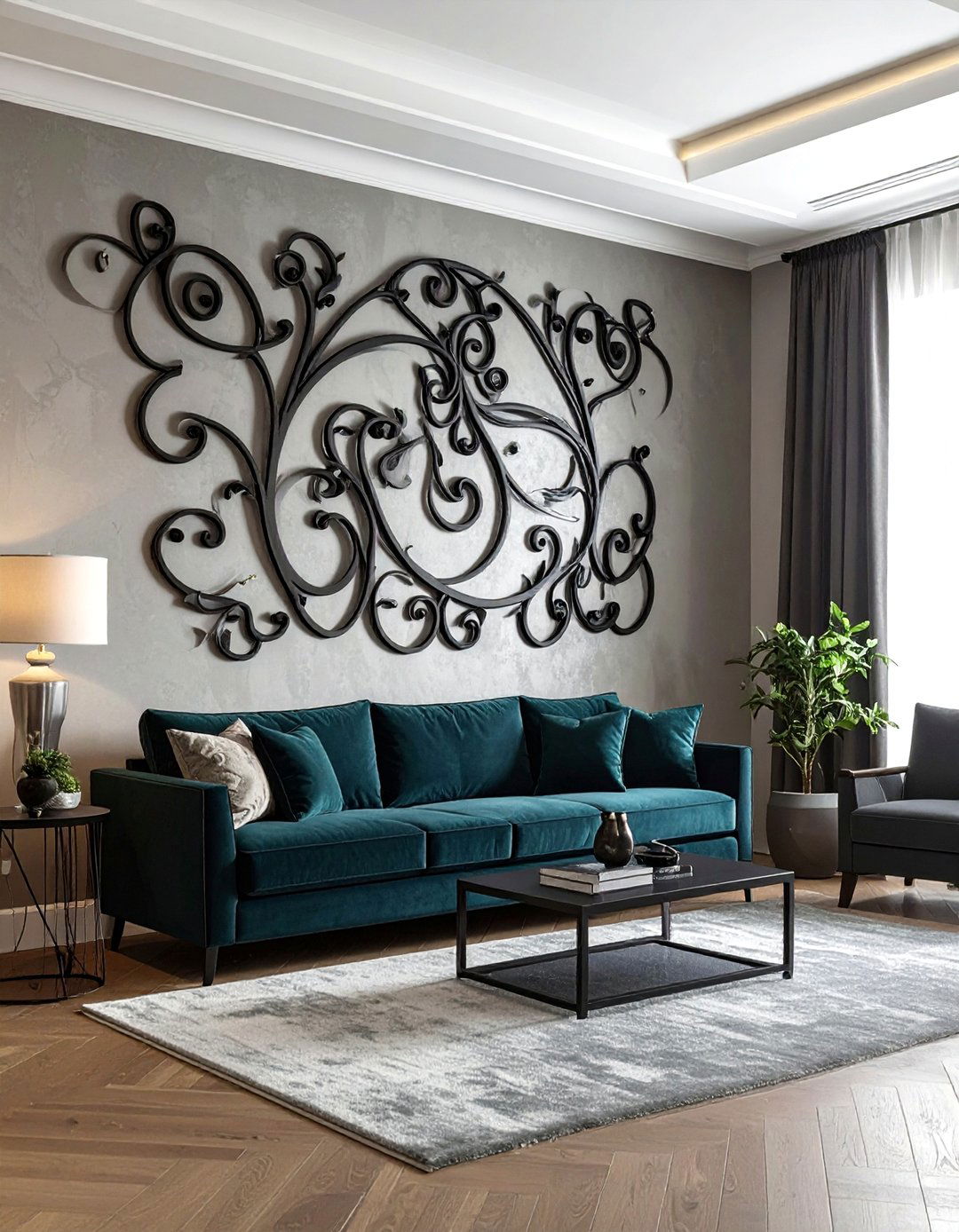 Wrought Iron Wall Art - 30 Tuscan dining room ideas