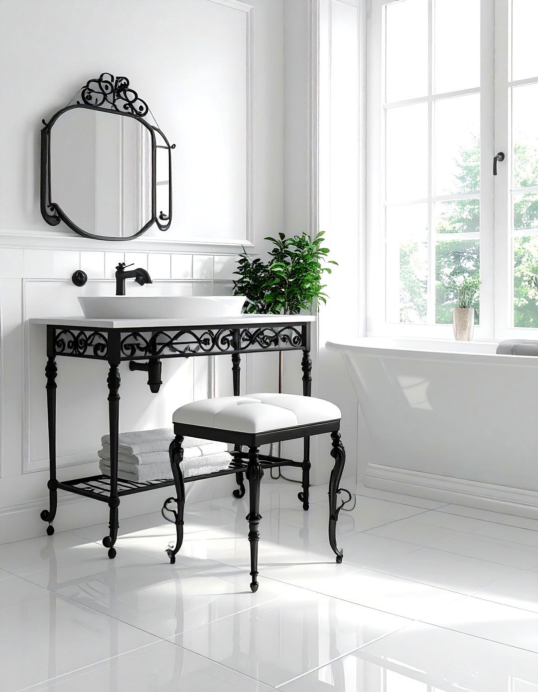 30 Parisian Bathroom Ideas for a Luxurious Spa-Like Feel