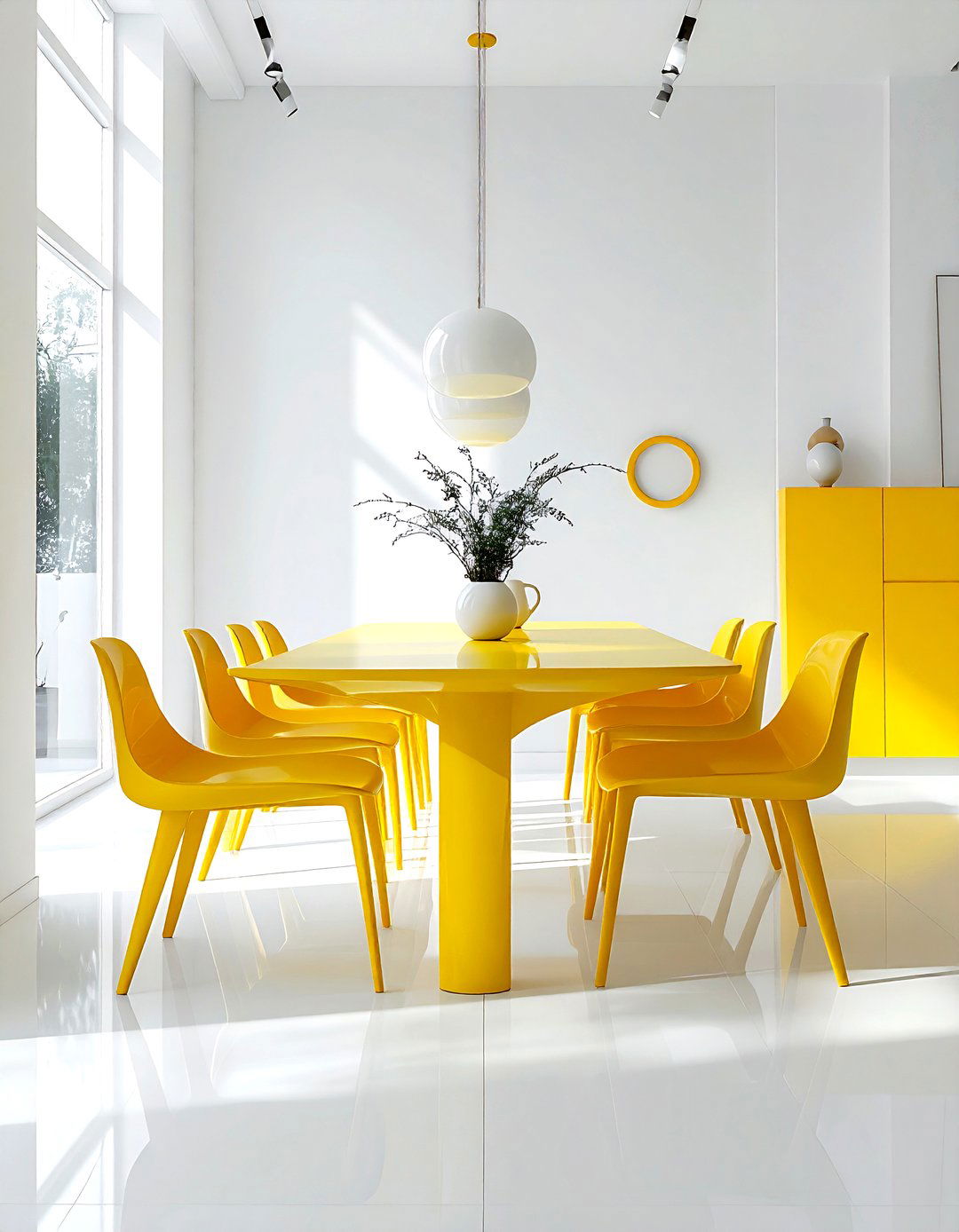 Yellow And Green Botanical Bathroom - 30 yellow bathroom decor ideas