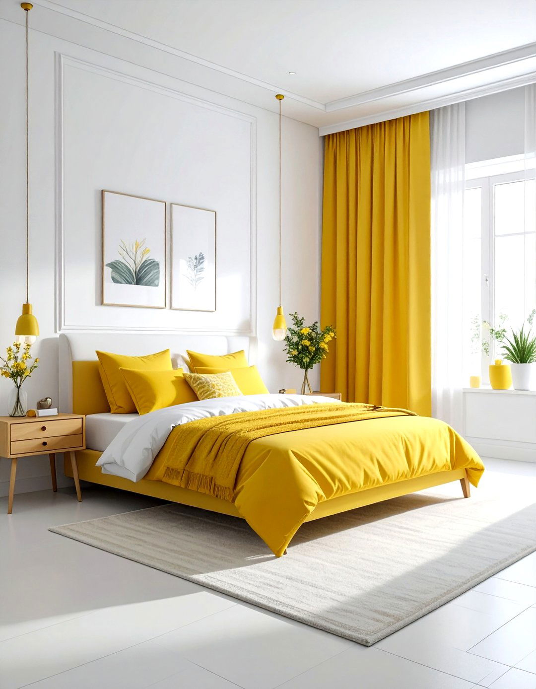 30 Bright Yellow Bedroom Ideas for a Sunny Morning Glow
