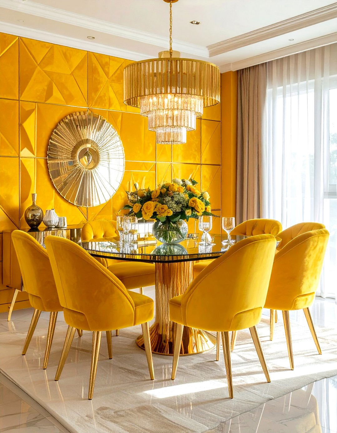 Yellow And White Striped Bathroom - 30 yellow bathroom decor ideas