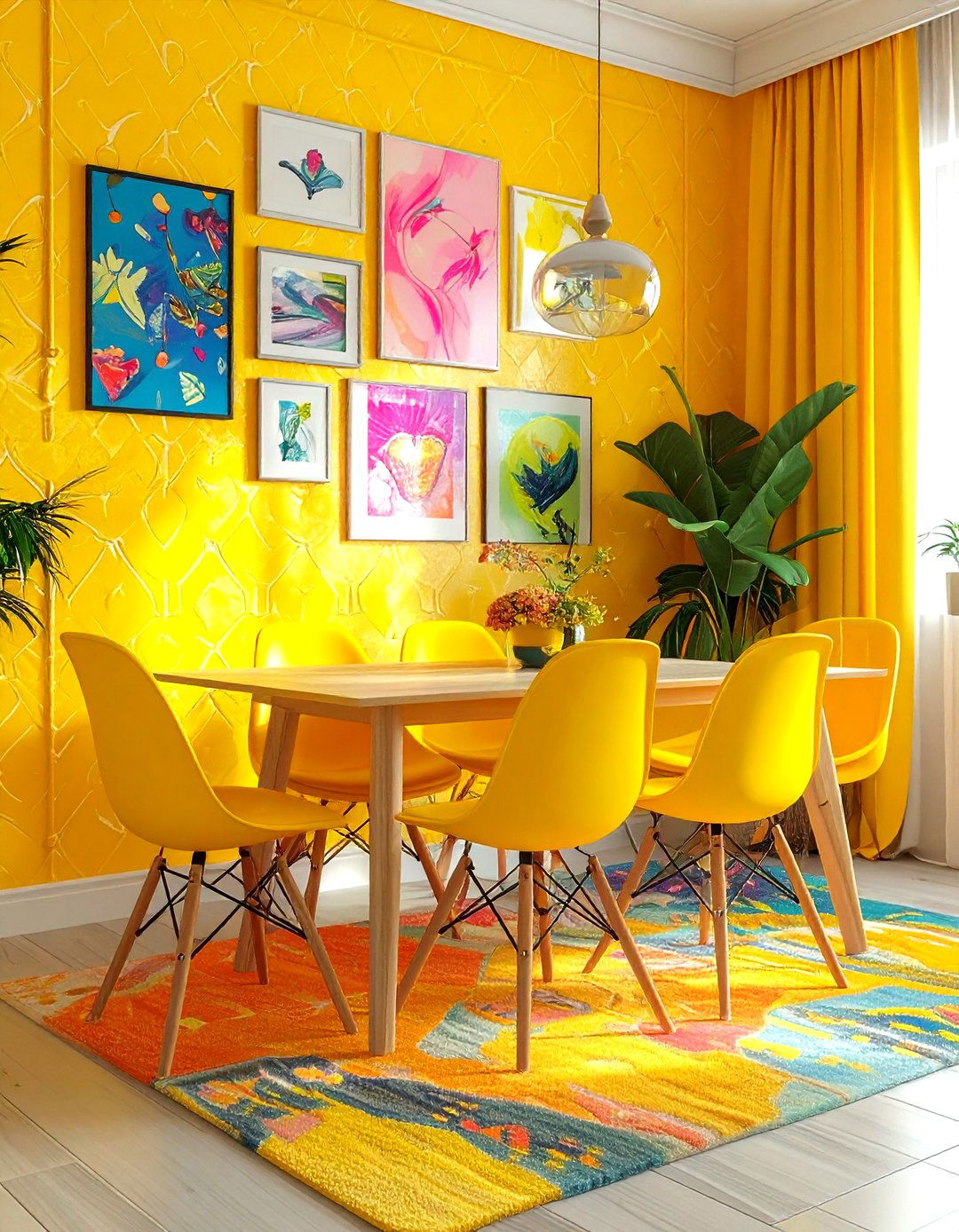 Yellow Bathroom Mirror Frame - 30 yellow bathroom decor ideas