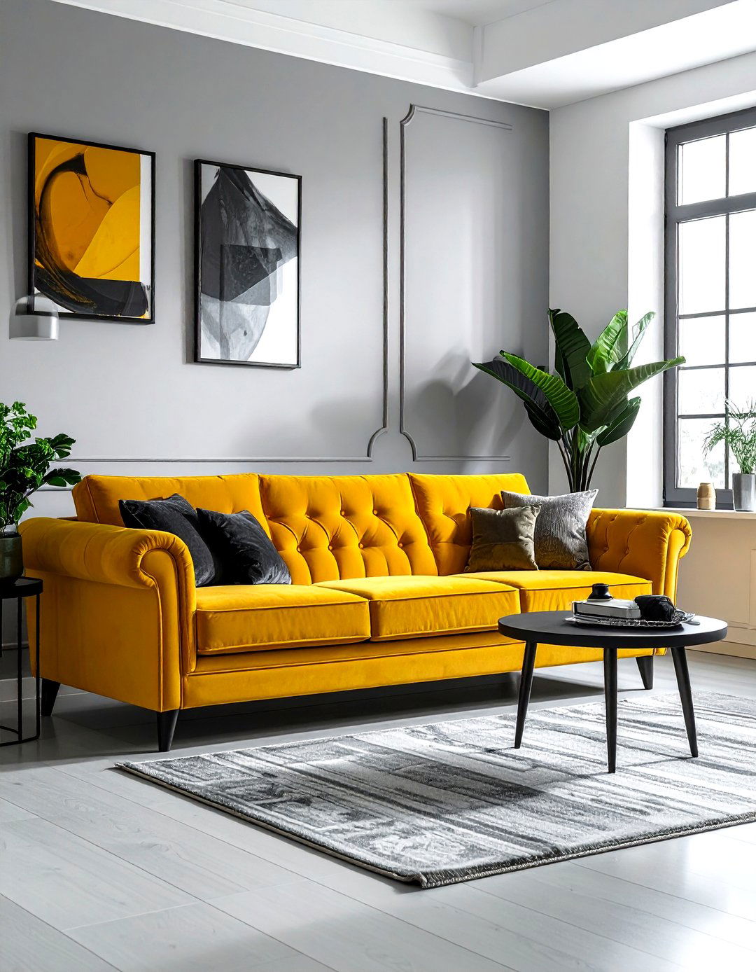 Yellow Camelback Sofa - 30 living room camelback sofa ideas